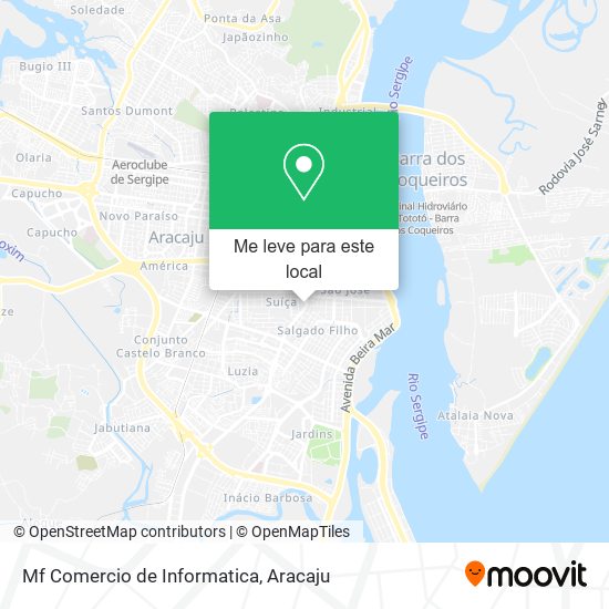 Mf Comercio de Informatica mapa