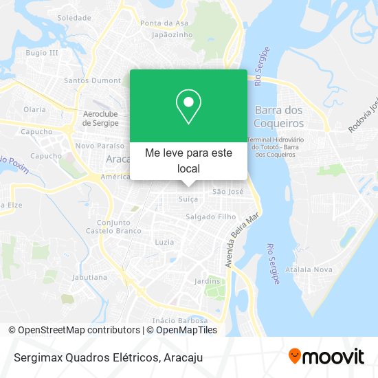 Sergimax Quadros Elétricos mapa