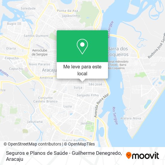 Seguros e Planos de Saúde - Guilherme Denegredo mapa