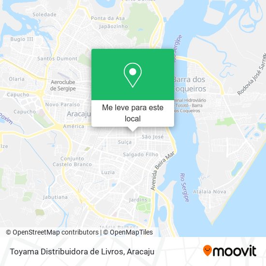 Toyama Distribuidora de Livros mapa