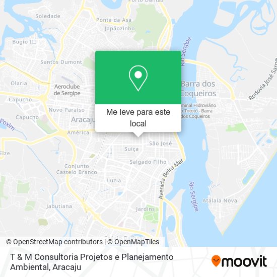 T & M Consultoria Projetos e Planejamento Ambiental mapa