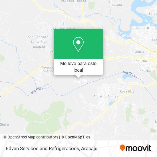 Edvan Servicos and Refrigeracoes mapa