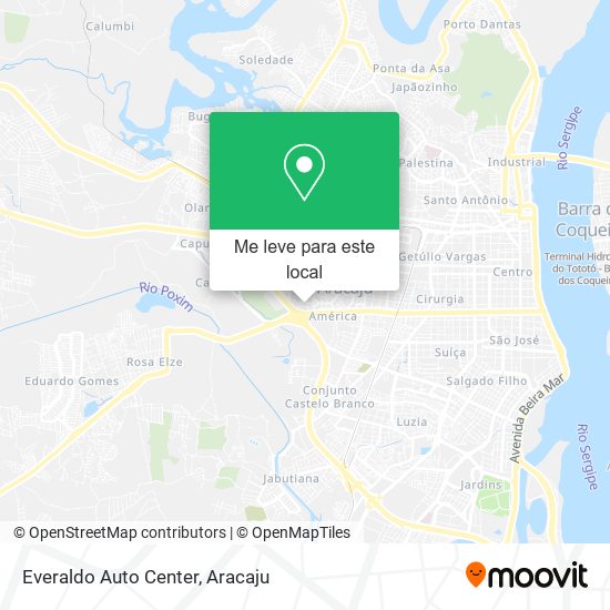Everaldo Auto Center mapa