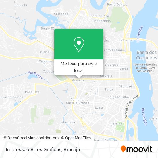 Impressao Artes Graficas mapa