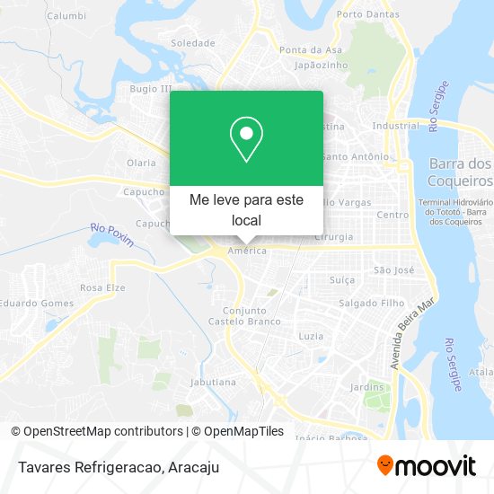 Tavares Refrigeracao mapa