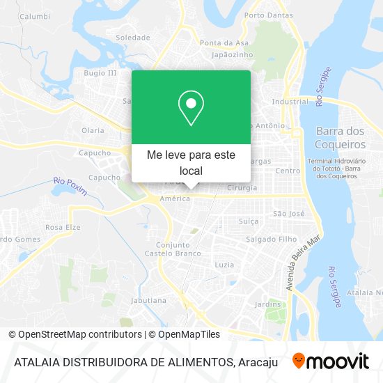 ATALAIA DISTRIBUIDORA DE ALIMENTOS mapa
