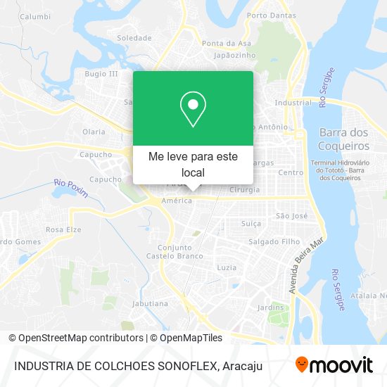 INDUSTRIA DE COLCHOES SONOFLEX mapa