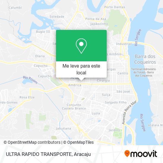 ULTRA RAPIDO TRANSPORTE mapa
