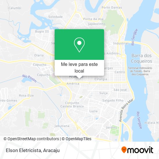 Elson Eletricista mapa