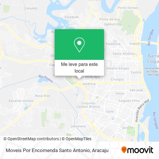 Moveis Por Encomenda Santo Antonio mapa