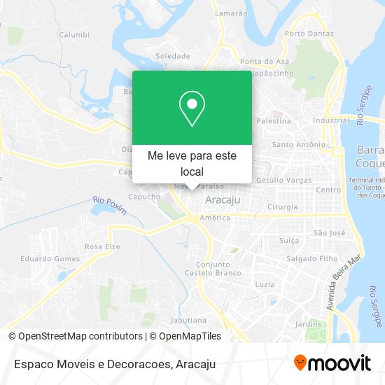 Espaco Moveis e Decoracoes mapa