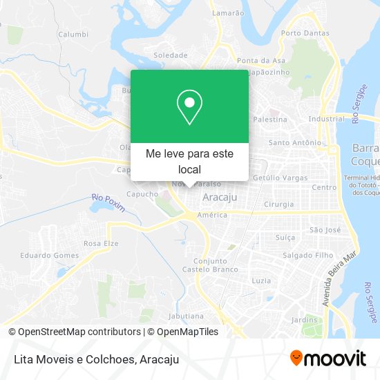 Lita Moveis e Colchoes mapa