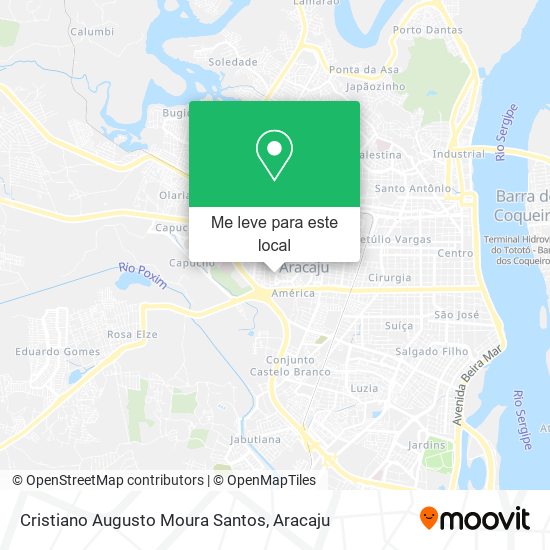 Cristiano Augusto Moura Santos mapa