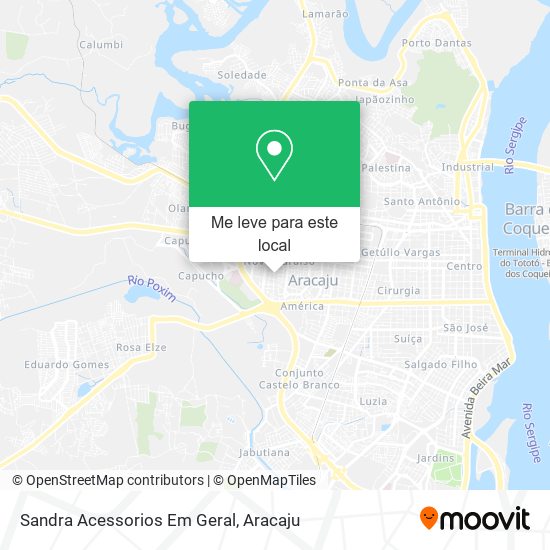 Sandra Acessorios Em Geral mapa