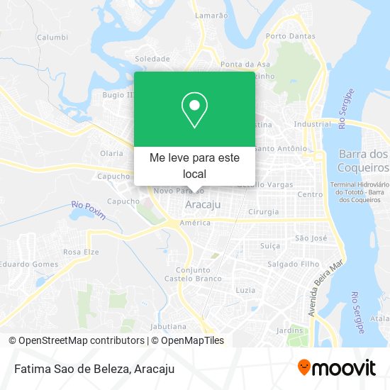 Fatima Sao de Beleza mapa