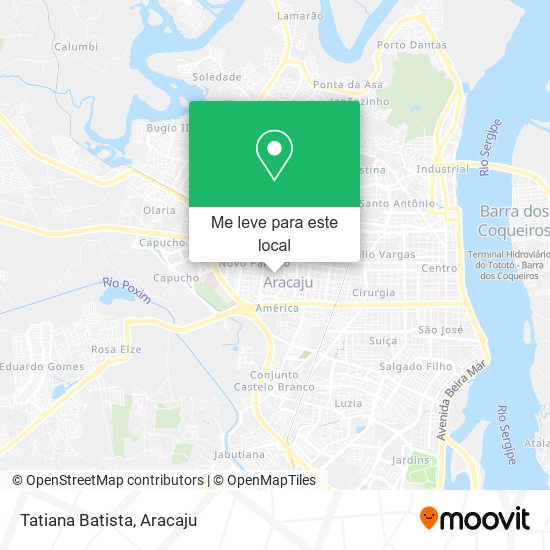 Tatiana Batista mapa
