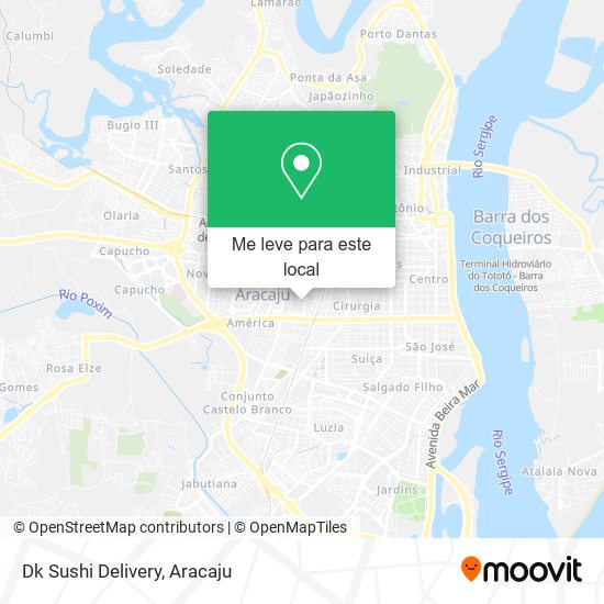 Dk Sushi Delivery mapa