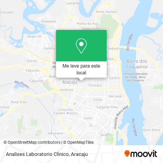 Analises Laboratorio Clinico mapa