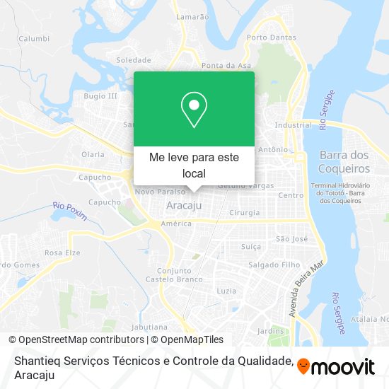 Shantieq Serviços Técnicos e Controle da Qualidade mapa