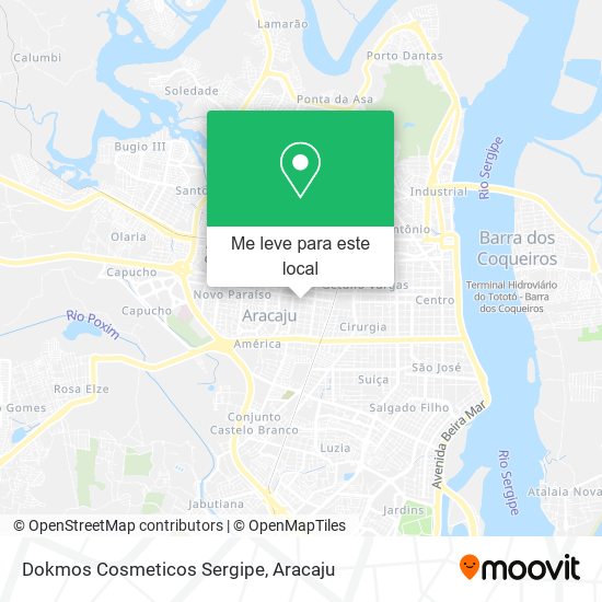 Dokmos Cosmeticos Sergipe mapa