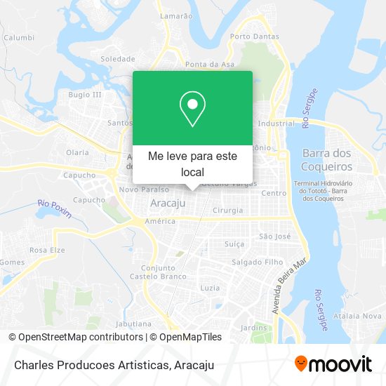 Charles Producoes Artisticas mapa