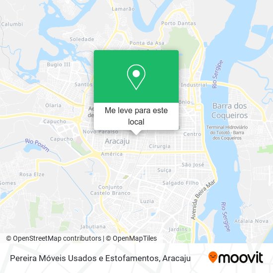 Pereira Móveis Usados e Estofamentos mapa