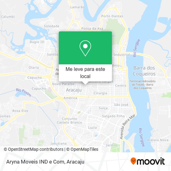 Aryna Moveis IND e Com mapa