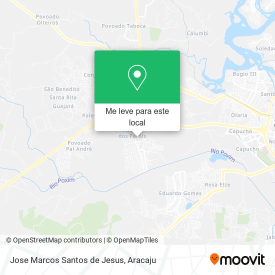 Jose Marcos Santos de Jesus mapa