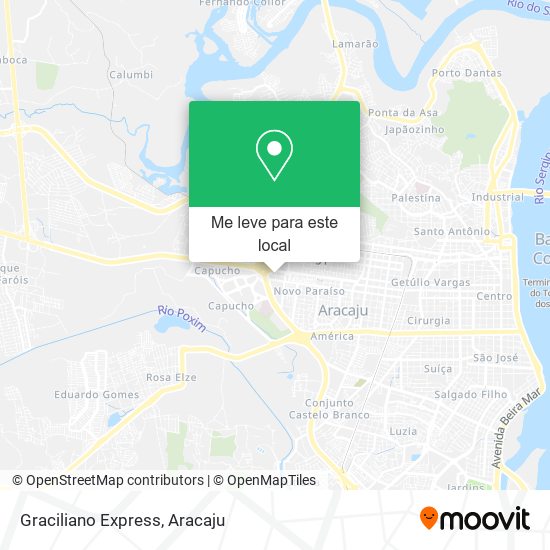 Graciliano Express mapa