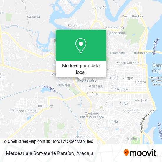 Mercearia e Sorveteria Paraíso mapa