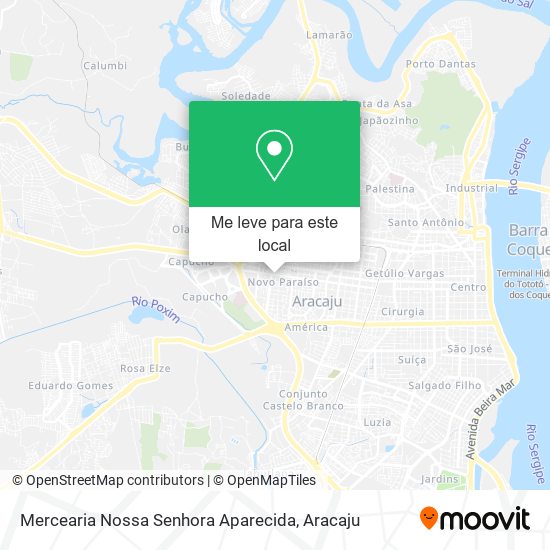 Mercearia Nossa Senhora Aparecida mapa