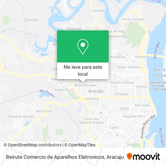 Beirute Comercio de Aparelhos Eletronicos mapa