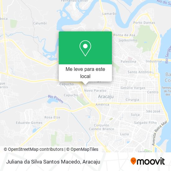 Juliana da Silva Santos Macedo mapa