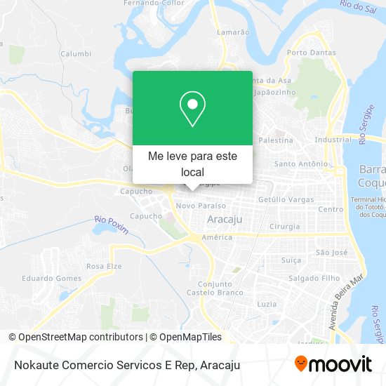 Nokaute Comercio Servicos E Rep mapa