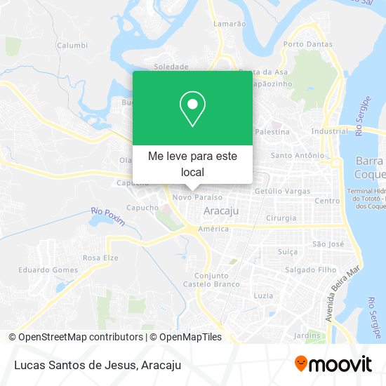 Lucas Santos de Jesus mapa