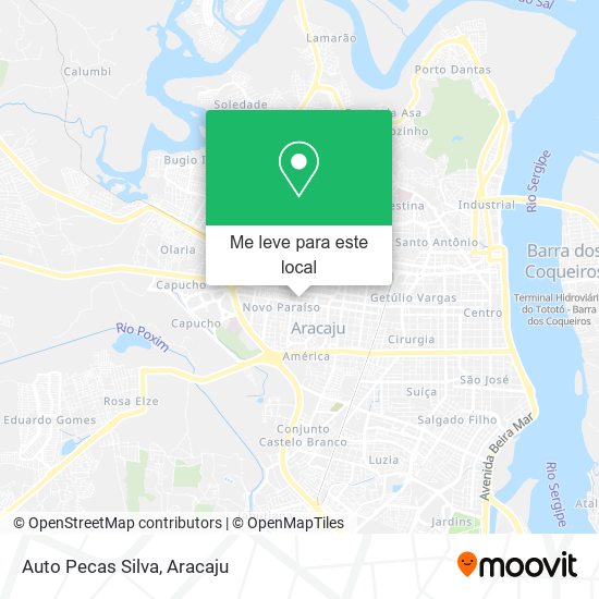 Auto Pecas Silva mapa