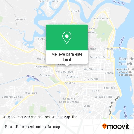 Silver Representacoes mapa