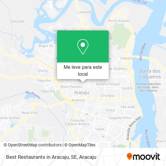 Best Restaurants in Aracaju, SE mapa