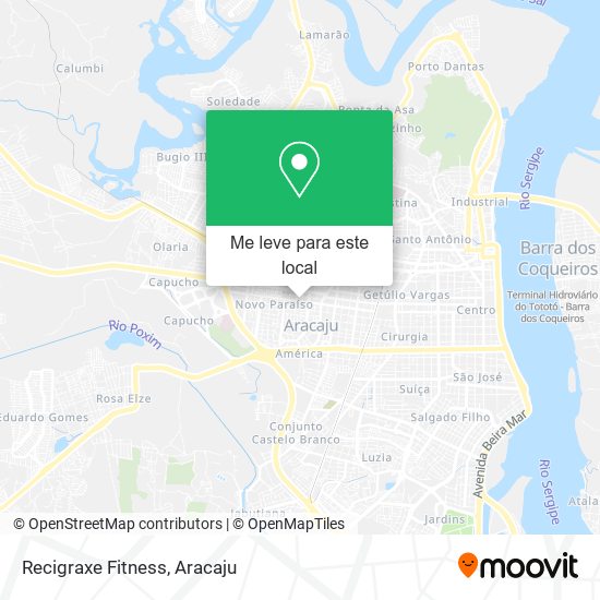 Recigraxe Fitness mapa