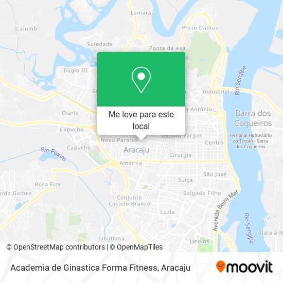 Academia de Ginastica Forma Fitness mapa