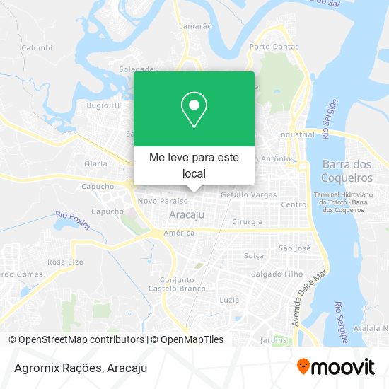 Agromix Rações mapa