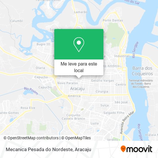 Mecanica Pesada do Nordeste mapa