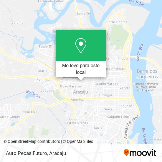 Auto Pecas Futuro mapa