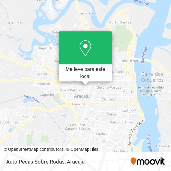 Auto Pecas Sobre Rodas mapa