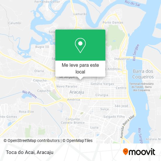 Toca do Acai mapa