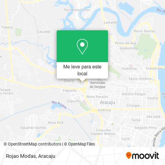 Rojao Modas mapa