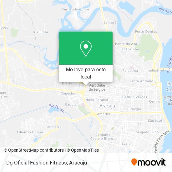 Dg Oficial Fashion Fitness mapa