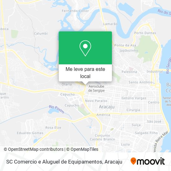 SC Comercio e Aluguel de Equipamentos mapa