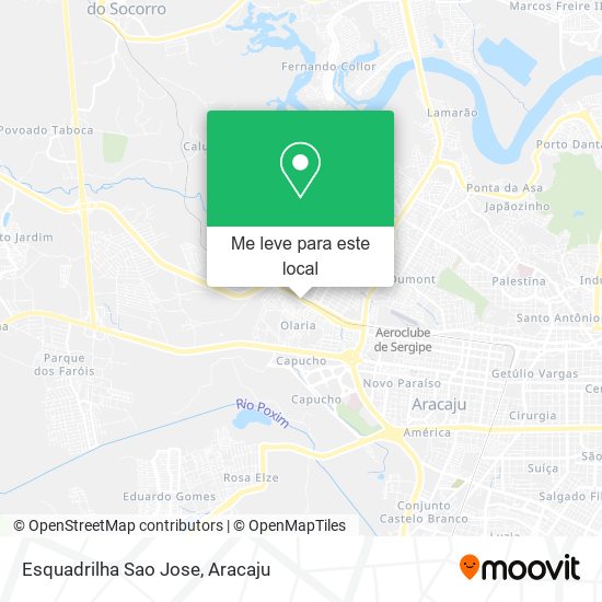 Esquadrilha Sao Jose mapa