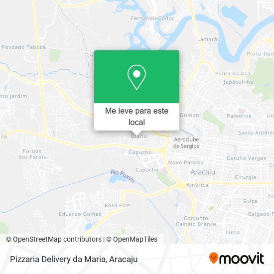 Pizzaria Delivery da Maria mapa